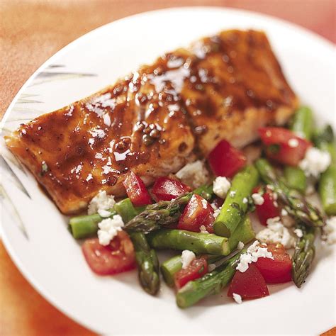 Epicurean Elegance: Grilled Balsamic Glazed Salmon Recipe